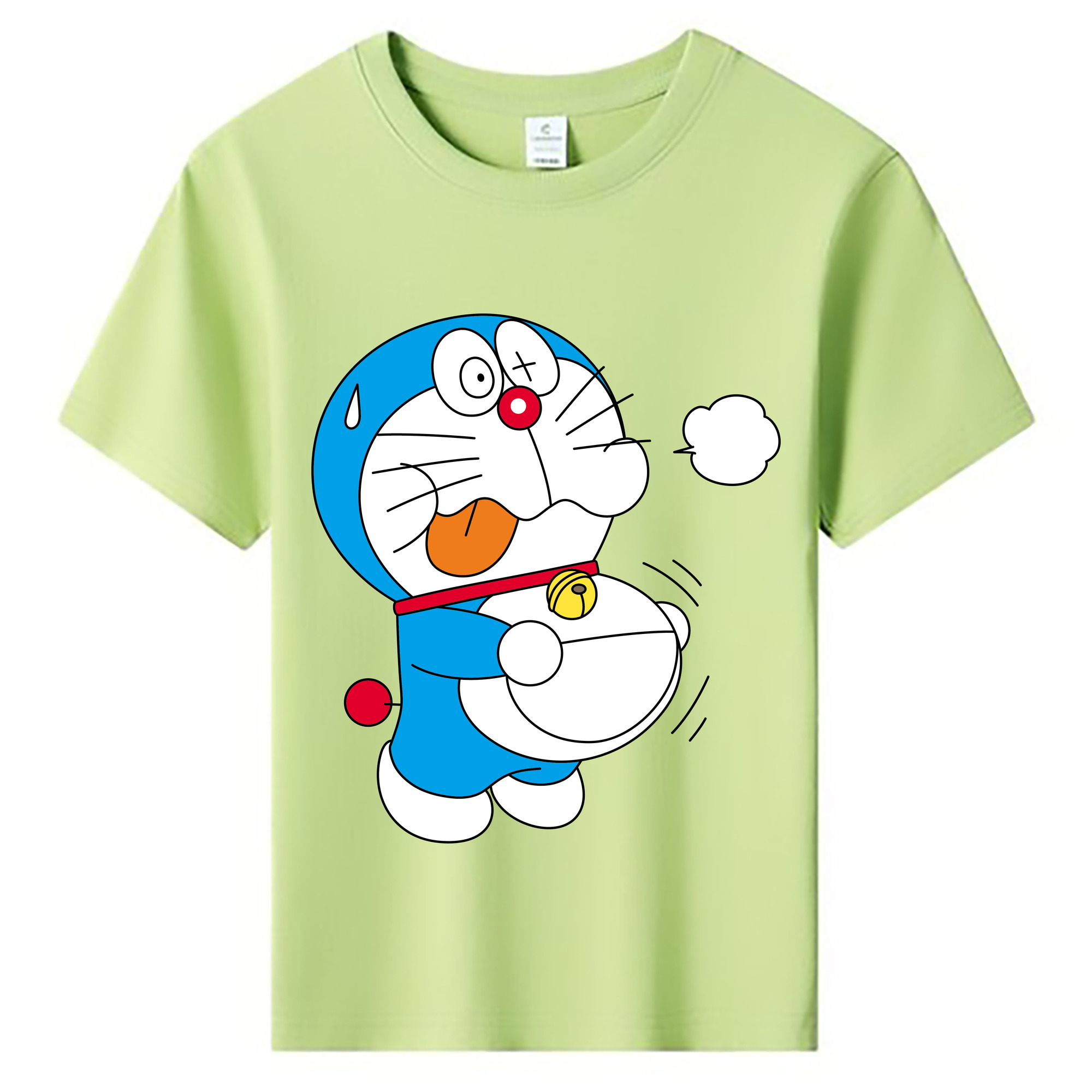 （画像用） ドラえもん Doraemon 綿100％キッズTシャツ（フロントプリント）